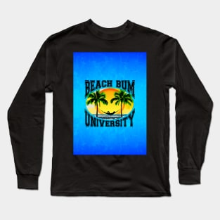 Beach Bum University Long Sleeve T-Shirt